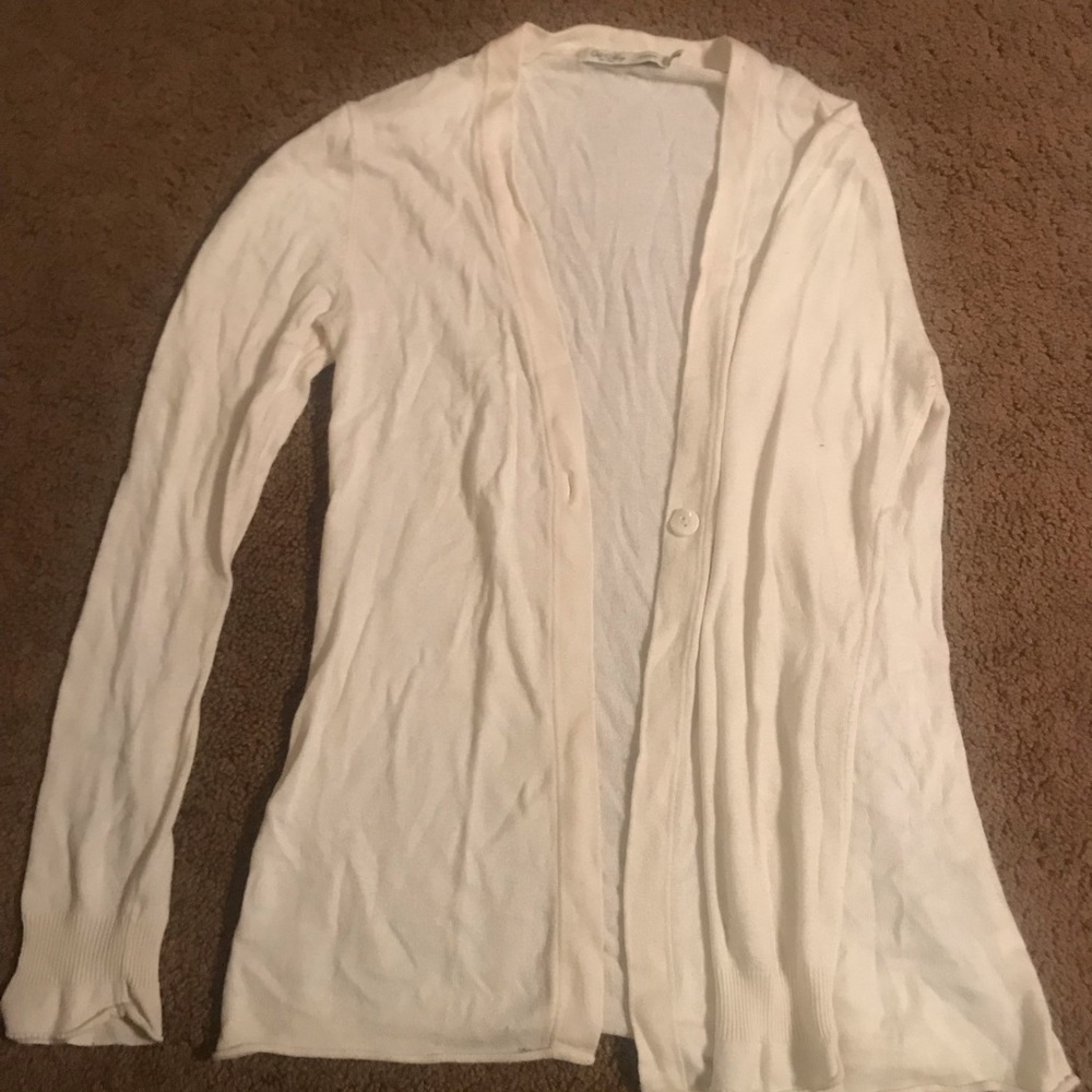 Creme cardigan